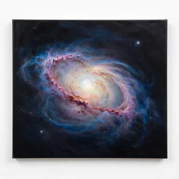 cosmic basketball nebula, an oil painting, by ( leonardo da vinci ) and greg rutkowski and rafal olbinski ross tran airbrush time magazine