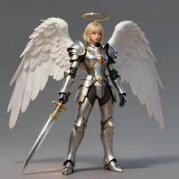 concept art, angel knight girl, artstation trending, highly detailed