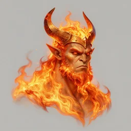 head and shoulders portrait of a flamimg helmed fire giant, d & d, fantasy, greg rutkowski, frank frazetta, alexandre chaudret, boris vallejo, michael whelan, miro petrov, hr giger, magali villeneuve, donato giancola