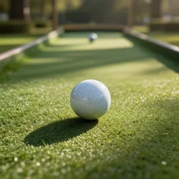 that mini - golf ball is way too big, but it looks fun