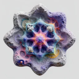 voronoi engine laboratory 3 d volume kaleidoscope mandala fractal chakra digital multicolor stylized concept substance liquid nebula stone, that looks like it is from borderlands and by feng zhu and loish and laurie greasley, victo ngai, andreas rocha, john harris radiating a glowing aura global illumination ray tracing hdr