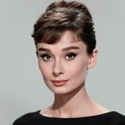 portrait of a beautiful 20-year-old Audrey Hepburn by Mario Testino,  headshot, 1980s hairstyle, detailed, award winning, Sony a7R