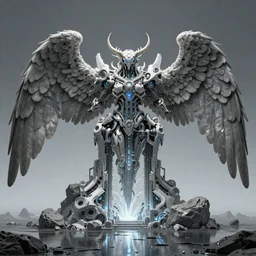 future technology nether portal on a humongous angel biome, angelic, fantasy, hyper realism, wet reflections, intricate, digital art, detailed, studio shot, unreal engine 5, octane, high definition, smooth, artstation, behance