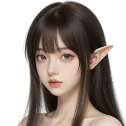 character concept art of an anime dryad | | cute - fine - face, pretty face, realistic shaded perfect face, fine details by antilous chao, stanley artgerm lau, wlop, marc simonetti, and sakimichan, seoul, south korea, trending on artstation