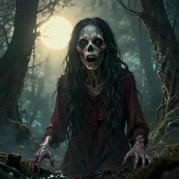 👹🤯🌞, dream - like scene, found on artstation, hyperrealistic staged photography, nightmare, supernatural, highly detailed, creepy, terrifying