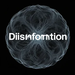 a visual representation of disinformation, intricate, detailed, trending on artstation,
