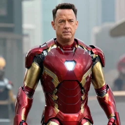 Tom hanks as iron man