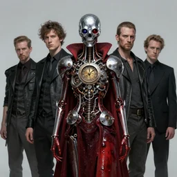 portrait of the thallium clockwork wanderer wearing bloodspine (robe) by artgerm and Craig Mullins, James Jean, Andrey Ryabovichev, Mark Simonetti and Peter Morbacher 16k