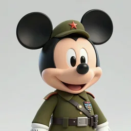 very beautiful portrait of an extremely cute and adorable mickey mouse military, fantasy, character design by mark ryden and pixar and hayao miyazaki, sharp focus, concept art, harvest fall vibrancy, intricate detail, cinematic lighting, hyperrealistic, 3 5 mm, diorama macro photography, 8 k, 4 k