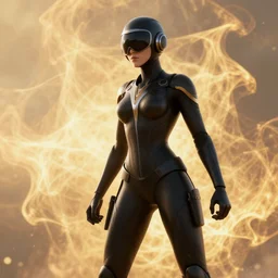 Black widow, hyperdetailed, artstation, cgsociety, golden hour 8k, fractal flame