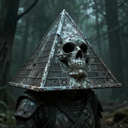 Pyramid Head, Silent Hill, digital art, highly detailed