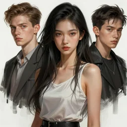 chinese girl, art by artgerm and greg rutkowski and magli villeneuve, highly detailed, ditital painting, trending on artstation, concept art, sharp focus, illustration