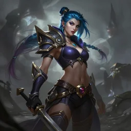 New concept art for Katarina from League of legends, fantasy