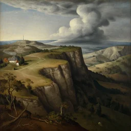 the edge of the world. painting by hieronymus bosch.