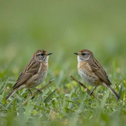 “beautiful symmetrical peeps in field”