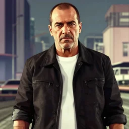 portrait of old tommy vercetti from gta vice city