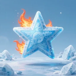 gemini star sign being born from fire and ice