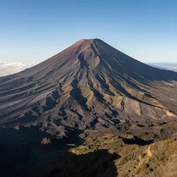 majestic volcano landscape, high definition, high detail, 8k, photorealistic,