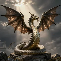 dragon snake with wings
