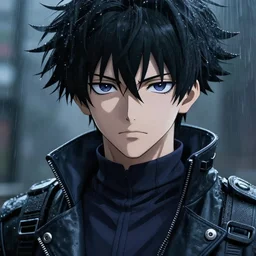 killua zoldyck black hair, high detail face 4 k close up photo, rain, techwear, formal wear, streetwear, cyberpunk style outfit, greg rutkowski, ross tran, takato yomamoto, wlop, ilya kuvshinov, intricate complexity, detailed portrait, 4 k, cinematic lighting, artstation, sharp focus, smooth, makoto shinkai