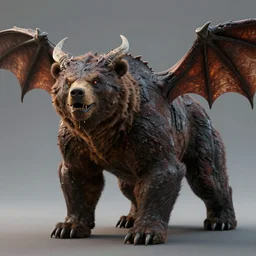 Fantasy cgi vfx draconic monster bear creature