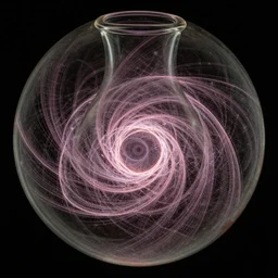 abstract in style of hidden fractal klein bottle