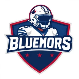 winnipeg blue bombers canadian football club logo, vector art