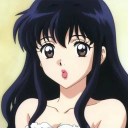 cutie honey pouted lips hiroyuki imaishi anime art gainax trigger dvd cover