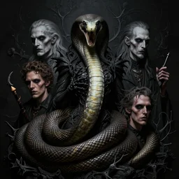 serpent haze torment, intricate portrait artwork by josan gonzalez, h. r. giger, tom bagshaw, kilian eng, h. r. giger, zdizslaw beksinski, very coherent artwork, brutal, darkness, noir, gothic, octane render, unreal engine, 8 k, high contrast