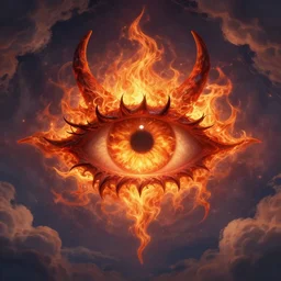 symmetry!! the eye of a fiery demon in heaven, highly detailed, perfect lighting, perfect composition, 4 k, artgerm, derek zabrocki, greg rutkowski