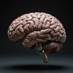 A disembodied, floating human brain in The X-Files(1996)