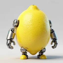 super gross organic lemon people with cyberpunk mechanical parts, realistic, unreal engine