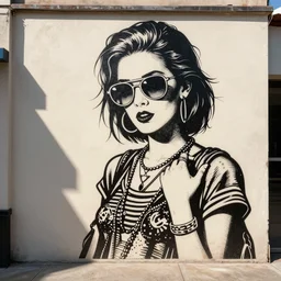 tiki beatnik!!, stencil art by shag, clean bold lines