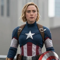 elisabeth olsen as captain america