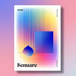 abstract beautiful multicolor gradient background, card templmate, wallpaper, lines, 3 d shapes, glitches, trending behance, poster by mone, renuare, kandinski