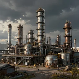 Industrial complex. By Konstantin Razumov, highly detailded