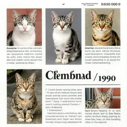 2 page of cat magazine, 1 9 9 0.