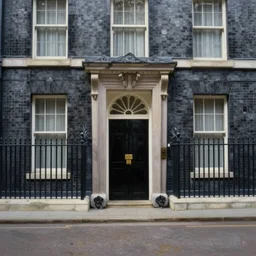 A painting of ten downing street 2000, 4k Ultra HD