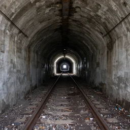 abandoned subway tunnel