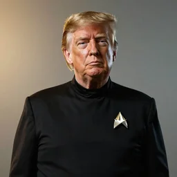 portrait of Donald Trump wearing his starfleet captains uniform, realistic character concept, high fantasy, light atmosphere, golden ratio, cinematic lighting, hyperdetailed, high resolution, insanely detailed and intricate, artstation, Marc Simonetti, Greg Rutkowski