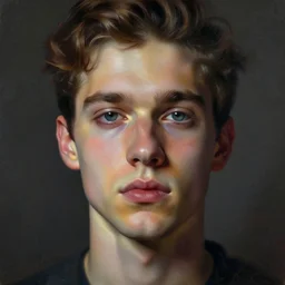 a portrait, art by james jean, art brut,