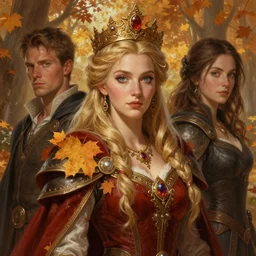 autumnal empress, d & d, fantasy, portrait, highly detailed, digital painting, trending on artstation, concept art, sharp focus, illustration, art by artgerm and greg rutkowski and magali villeneuve