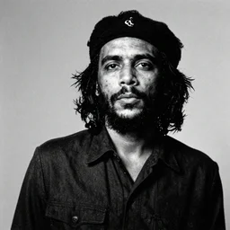 Portrait of Kyrie Irving, Kyrie Irving as Che Guevara, Guerilla Heroico, Black and White, Photograph by Alberto Korda, inspiring, dignifying, national archives