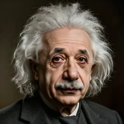 hungry einstein portrait