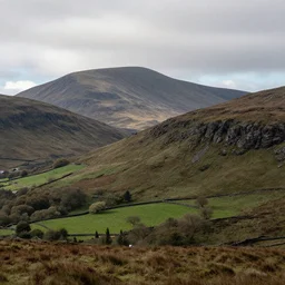 the mountains of mourne in ireland, stylistic, beautiful artwork