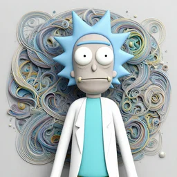 fantasy portrait of cartoon rick & morty, intricate abstract. intricate artwork, by greg rutkowski, wlop, beeple, dan mumford. concept art, octane render, trending on artstation, greg rutkowski very coherent symmetrical artwork. cinematic, key art, hyper realism, high detail, octane render, 8 k, iridescent accents