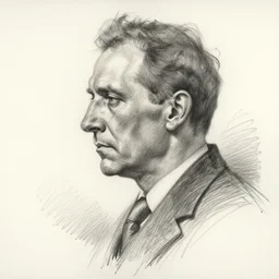 a realistic yet scraggly portrait sketch of the side profile of a stern and sophisticated maxmoefoe, trending on artstation, intricate details, in the style of frank auerbach, in the style of sergio aragones, in the style of martin ansin, in the style of david aja, in the style of mattias adolfsson