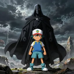 ash ketchum the pokemon trainer as a sith lord