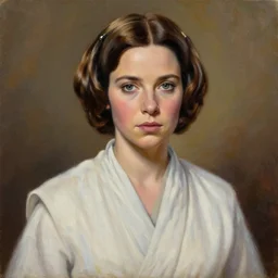 Zach galifianakis as Princess Leia in Star Wars, oil on canvas, intricate, portrait, 8k highly professionally detailed, HDR, CGsociety