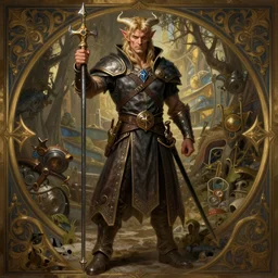 a detailed fully body portrait of a male tiefling, pathfinder portrait, influential fantasy art, 4 k, symmetrical, hires, centered, art by greg rutkowski and alphonse mucha